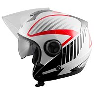 A-Pro OPENLINE RD red open jet helmet L - Scooter Helmet