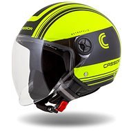 CASSIDA přilba Handy Metropolis Safety (žlutá fluo/černá/reflexní šedá) 2023 L (59 cm) - Scooter Helmet