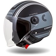 CASSIDA Helmet Handy Metropolis Vision (black matt/grey/reflective grey) 2023 M (57 to 58 cm) - Scooter Helmet