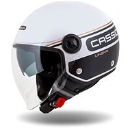 CASSIDA přilba Handy Plus Linear (bílá perleť/černá/zlatá) 2023 XL (60 cm) - Scooter Helmet