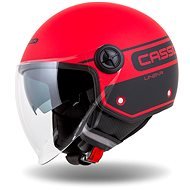 CASSIDA přilba Handy Plus Linear (červená matná/černá) 2023 2XL (61 cm) - Scooter Helmet