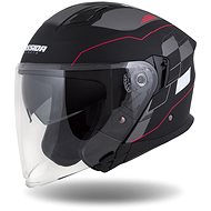 CASSIDA Helmet Jet Tech RoxoR (black matt/white/red/grey) 2023 2XL (63 to 64 cm) - Motorbike Helmet