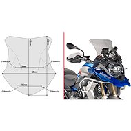 KAPPA BMW R  1200 GS / Adventure (16-18) / 1250 GS / Adventure (19) Smoke Plexi - Motorcycle Plexiglass