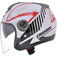 CASSIDA Magnum (black/white/red) - Scooter Helmet