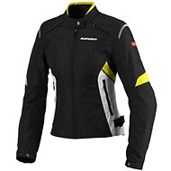 Spidi FLASH TEX LADY black / white / yellow fluo - Motorcycle Jacket