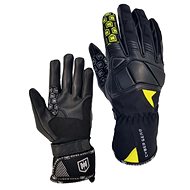 PINT TEXTILE SHORT GLOVES combination black/yellow/silver - Motorcycle Gloves