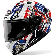 AIROH VALOR UNCLE SAM White/Blue/Red - Motorbike Helmet