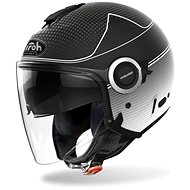 AIROH HELIOS MAP Black/White-Matte - Scooter Helmet