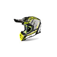 AIROH AVIATOR GLOW 2.3 AMS2 Yellow/Black/Grey - Motorbike Helmet