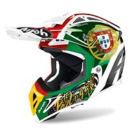 AIROH AVIATOR SIX DAYS 2019 PORTUGAL 2.3 AMSS Red/Green/Gold - Motorbike Helmet