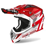 AIROH AVIATOR NOVAK 2.3 AMSS Red/Grey - Motorbike Helmet
