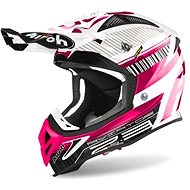 AIROH AVIATOR NOVAK 2.3 AMSS Pink/Black - Motorbike Helmet