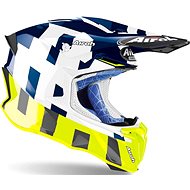 AIROH TWIST 2.0 FRAME Blue/White/Fluo - Motorbike Helmet