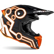 AIROH TWIST NEON Black/Orange - Motorbike Helmet