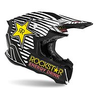 AIROH TWIST ROCKSTAR 2020 Black/White - Motorbike Helmet