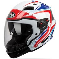 AIROH EXECUTIVE LINE White/Blue/Red - Motorbike Helmet