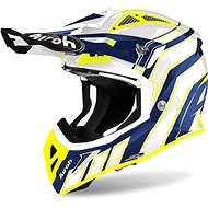 AIROH AVIATOR ACE ART Blue/Fluores. - Motorbike Helmet