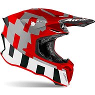 AIROH TWIST 2.0 FRAME Red/Grey-Matte - Motorbike Helmet