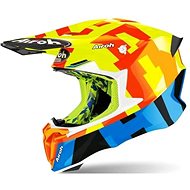 AIROH TWIST 2.0 FRAME Turquoise/Fluo-Matte - Motorbike Helmet
