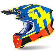 AIROH TWIST 2.0 FRAME fluo / turquoise / red - Motorbike Helmet