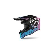 AIROH WRAAP SMILE Blue/Purple - Motorbike Helmet