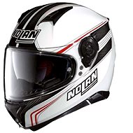 Nolan N87 Rapid N-Com Metal White 17 - Motorbike Helmet