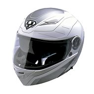 Yohe 950-16, White, Grey - Motorbike Helmet