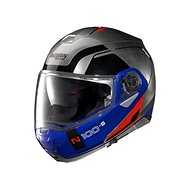 Nolan N100-5 Consistency N-Com Scratched Chrome 29 - Motorbike Helmet