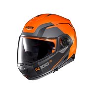 Nolan N100-5 Consistency N-Com Flat Led Orange 27 - Motorbike Helmet