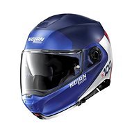 Nolan N100-5 Plus Distinctive N-Com Flat Imperator Blue 29 - Motorbike Helmet
