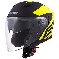 CASSIDA Jet Tech Corso, (Matte Black/Yellow Fluo) - Scooter Helmet