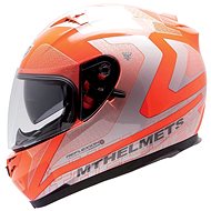 MT HELMETS Blade SV Reflexion (orange fluo / reflective, size S) - Motorbike Helmet
