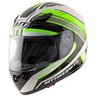 MT HELMETS Imola II Overcome (white / black / fluo matt, size L) - Motorbike Helmet