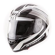 MT HELMETS Imola II Overcome (white / black, size M) - Motorbike Helmet