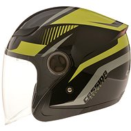 CASSIDA Reflex (black / yellow fluo / gray, size XS) - Motorbike Helmet