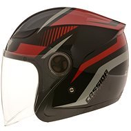CASSIDA Reflex (black/red/grey, size M) - Motorbike Helmet