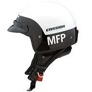 CASSIDA Police MFP (black / white, size L) - Motorbike Helmet