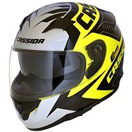 CASSIDA Integral 2.0 Perimetric (yellow fluo / black / white / gray, size L) - Motorbike Helmet