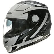 CASSIDA Evo (black / gray / white / silver, size XL) - Motorbike Helmet