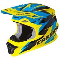 CASSIDA Cross Pro (modrá/žltá fluo/čierna, veľkosť M) - Prilba na motorku