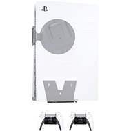4mount - Wall Mount for PlayStation 5 + 2x Controller Mount - Játékkonzol állvány