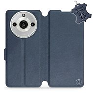 Kožené Mobiwear flip pro Realme 11 Pro Plus - Modré - L_NBS - Phone Case