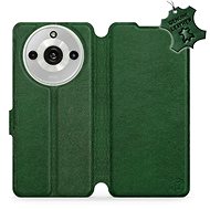 Kožené Mobiwear flip pro Realme 11 Pro Plus - Zelené - L_GRS - Phone Case