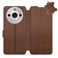 Kožené Mobiwear flip pro Realme 11 Pro - Hnědé - L_BRS - Phone Case