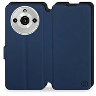 Mobiwear Soft Touch flip pro Realme 11 Pro - Modré & Černé - Phone Case