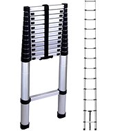 M×M Telescopic steel ladder 3,8m, 13 rungs - Ladder