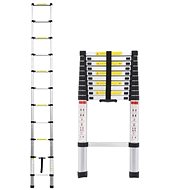 M×M Aluminium telescopic ladder 3,2m, 11 rungs - Ladder