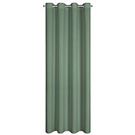 Mybesthome EASY TOP decorative curtain with rings 140 × 250 cm, dark mint, 1 pc. - Drape