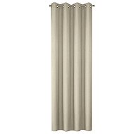 Mybesthome EASY TOP decorative curtain with rings 140 × 250 cm, cappuccino, 1 pc. - Drape