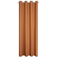 Mybesthome EASY TOP decorative curtain with rings 140 × 250 cm, brick, 1 pc. - Drape